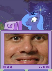 Size: 563x771 | Tagged: safe, princess luna, pony, g4, exploitable meme, meme, reggie fils-aime, tv meme