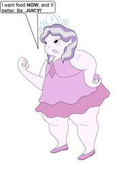 Size: 1036x1510 | Tagged: safe, artist:ac-drawings, artist:mousathe14, diamond tiara, human, g4, chubby diamond, fat, female, humanized, simple background, transparent background