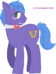 Size: 327x426 | Tagged: safe, artist:professionallygriefed, parish nandermane, earth pony, g4, 30 minute art challenge, male, parishbetes, simple background, stallion, transparent background