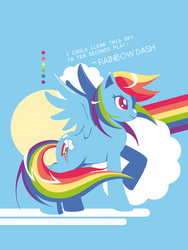 Size: 563x750 | Tagged: safe, artist:tinrobo, rainbow dash, g4, quote