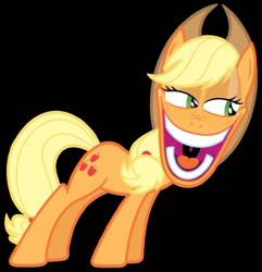 Size: 878x909 | Tagged: safe, edit, applejack, g4, faic, hentai woody, nightmare fuel, woody, woody face