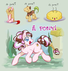 Size: 900x939 | Tagged: safe, artist:lirale, oc, oc only, food pony, pony, food, ponified