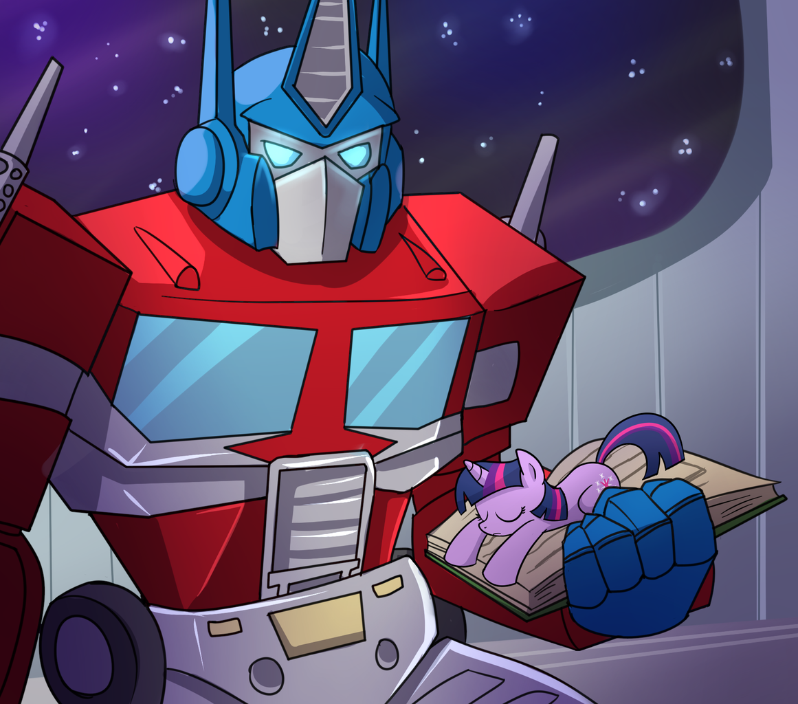 94428 Safe Artist Madmax Twilight Sparkle Crossover Optimus Prime Transformers Derpibooru