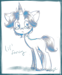 Size: 600x728 | Tagged: dead source, safe, artist:glitzy-gems, fancypants, pony, unicorn, g4, colt, foal, glasses, male, young