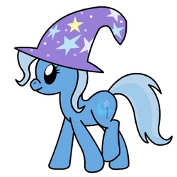 Size: 557x557 | Tagged: safe, artist:bronycurious, trixie, pony, g4, female, mare, preview, solo