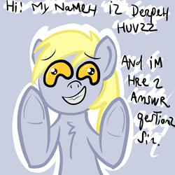 Size: 1280x1280 | Tagged: safe, derpy hooves, pegasus, pony, g4, ask, derpeh, female, mare