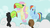 Size: 761x428 | Tagged: safe, artist:capnpea, edit, edited screencap, screencap, fluttershy, rainbow dash, bird, keel-billed toucan, toucan, g4, may the best pet win, my little pony: friendship is magic, fimbriae, wat