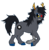 Size: 630x638 | Tagged: safe, artist:azzly, pony, amputee, colored hooves, female, homestuck, mare, ponified, prosthetic leg, prosthetic limb, prosthetics, robotic leg, simple background, solo, species swap, transparent background, troll (homestuck), vriska serket