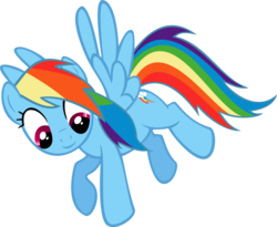 Size: 988x809 | Tagged: safe, artist:bronyb34r, rainbow dash, pegasus, pony, g4, the last roundup, female, simple background, solo, transparent background, vector