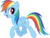 Size: 8357x6400 | Tagged: safe, artist:parclytaxel, rainbow dash, pegasus, pony, g4, my little pony: friendship is magic, suited for success, .svg available, absurd resolution, female, looking at you, mare, simple background, smiling, solo, transparent background, trotting, vector