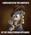 Size: 452x512 | Tagged: safe, artist:moe, edit, derpy hooves, pegasus, pony, g4, caption, female, grammar error, i emptied your fridge, image macro, intellectually hilarious, joseph ducreux, mare, meme, scrunchy face, sesquipedalian loquaciousness, solo, text, ye olde english