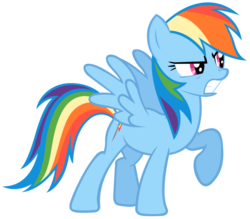 Size: 956x836 | Tagged: safe, rainbow dash, pony, g4, female, simple background, solo, transparent background, vector