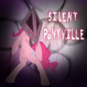 Size: 128x128 | Tagged: safe, pinkie pie, fanfic:silent ponyville, g4, ask, konami, parody, picture for breezies, pyramid head, pyramid pinkie, silent hill