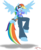 Size: 1289x1573 | Tagged: safe, artist:m a c d, rainbow dash, anthro, g4