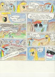 Size: 2496x3440 | Tagged: safe, artist:seventozen, applejack, rainbow dash, comic:rocket to insanity, fanfic:rocket to insanity, g4, comic, fanfic, fanfic art, high res