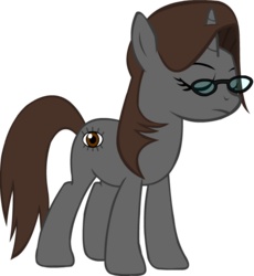 Size: 624x678 | Tagged: safe, artist:neoartimus, artist:sigmavirus1, oc, oc only, oc:sonata, pony, unicorn, turnabout storm, g4, glasses, simple background, transparent background, vector