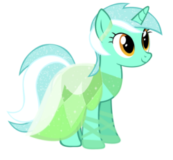 Size: 5940x5500 | Tagged: dead source, safe, artist:bubblestormx, lyra heartstrings, pony, unicorn, g4, absurd resolution, clothes, dress, female, gala dress, mare, simple background, smiling, solo, transparent background