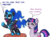 Size: 2121x1565 | Tagged: safe, artist:darkone10, nightmare moon, twilight sparkle, g4, bad joke, cute, filly, nightmare woon, tumblr:asktwilyandwoon