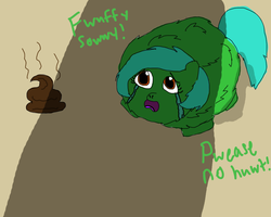 Size: 1280x1024 | Tagged: safe, fluffy pony, crying, fluffy pony original art, poop