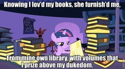 Size: 600x330 | Tagged: safe, twilight sparkle, pony, g4, image macro, the tempest, william shakespeare