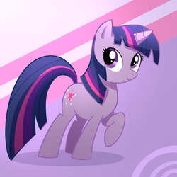 Size: 1500x1500 | Tagged: safe, artist:madmax, twilight sparkle, pony, unicorn, g4, female, solo, unicorn twilight