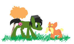 Size: 900x532 | Tagged: safe, artist:frankilew, earth pony, pony, duo, duo male, lorax, male, once-ler, ponified, the lorax