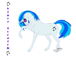 Size: 1165x877 | Tagged: safe, artist:vanycat, dj pon-3, vinyl scratch, pony, unicorn, g4, female, mare, raised hoof, realistic, realistic horse legs, simple background, solo, sunglasses, transparent background