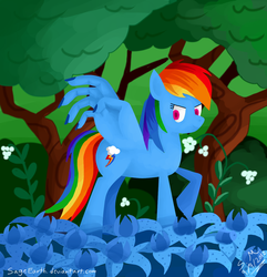 Size: 900x933 | Tagged: safe, artist:tierraverde, rainbow dash, pegasus, pony, g4, hand, literal, poison joke, wat, wing hands