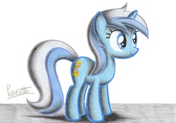 Size: 2327x1629 | Tagged: safe, artist:patoriotto, minuette, pony, unicorn, g4, traditional art