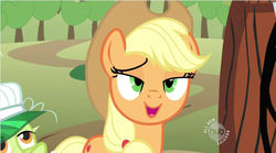 Size: 640x356 | Tagged: safe, screencap, applejack, earth pony, pony, g4, female, mare, solo