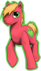 Size: 425x726 | Tagged: safe, artist:jaydencurtis, big macintosh, earth pony, pony, g4, male, simple background, solo, stallion, transparent background