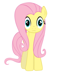 Size: 3543x4302 | Tagged: safe, artist:theflutterknight, fluttershy, pegasus, pony, g4, female, looking at you, mare, simple background, solo, transparent background, vector