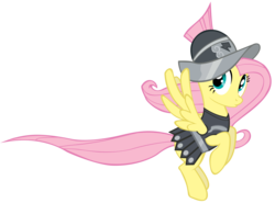 Size: 5000x3700 | Tagged: safe, artist:theflutterknight, fluttershy, private pansy, pegasus, pony, g4, female, flying, mare, simple background, solo, transparent background, vector