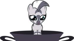 Size: 5221x2928 | Tagged: safe, artist:astringe, zecora, zebra, g4, cute, filly, filly zecora, simple background, transparent background, vector, zecorable