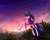 Size: 2500x1999 | Tagged: dead source, safe, artist:nyarmarr, twilight sparkle, pony, unicorn, g4, female, mare, profile, rearing, solo, twilight (astronomy), unicorn twilight