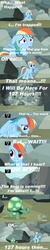 Size: 843x4190 | Tagged: safe, edit, edited screencap, screencap, rainbow dash, tank, tortoise, g4, may the best pet win, my little pony: friendship is magic, ..., 127 hours, boulder, comic, duo, parody, screencap comic, trapped, tv rating, tv-y