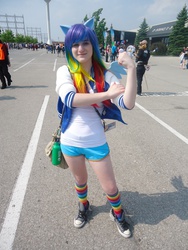 Size: 3240x4320 | Tagged: safe, rainbow dash, human, g4, converse, cosplay, irl, irl human, photo