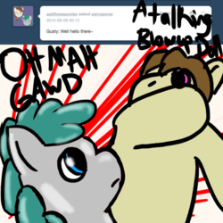 Size: 500x500 | Tagged: safe, oc, oc only, creamy and friends, gusty breeze, tumblr, wat