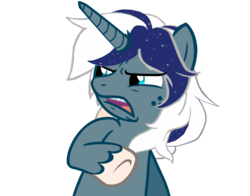 Size: 3320x2600 | Tagged: safe, artist:askmenightly, oc, oc only, oc:nightly, pony, unicorn, blue, ew gay, high res, meme, woah dude, wtf