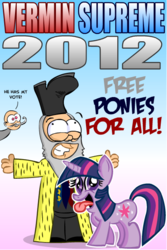 Size: 400x600 | Tagged: safe, artist:fr33z3dry, twilight sparkle, g4, vermin supreme