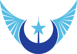 Size: 3525x2485 | Tagged: safe, artist:emkay-mlp, g4, high res, logo, new lunar republic, simple background, transparent background, vector