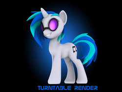 Size: 900x675 | Tagged: safe, artist:hashbro, dj pon-3, vinyl scratch, pony, g4, 3d, female, solo