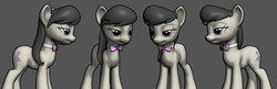 Size: 900x293 | Tagged: safe, artist:hashbro, octavia melody, earth pony, pony, g4, 3d, cel shading, female, solo, wip