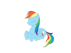 Size: 3072x2304 | Tagged: safe, artist:matrix109, rainbow dash, pegasus, pony, g4, female, high res, lying down, mare, prone, simple background, sleeping, solo, transparent background