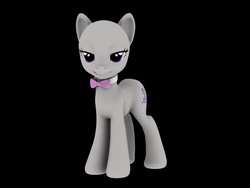 Size: 800x600 | Tagged: safe, artist:hashbro, octavia melody, earth pony, pony, g4, 3d, bald, female, solo, wip