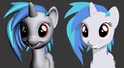 Size: 1050x575 | Tagged: safe, artist:hashbro, dj pon-3, vinyl scratch, g4, 3d, female