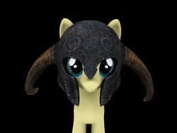 Size: 1200x900 | Tagged: safe, artist:hashbro, fluttershy, g4, 3d, dovahshy, ponified, skyrim, the elder scrolls