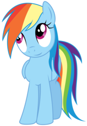 Size: 3462x5000 | Tagged: safe, artist:kooner-cz, rainbow dash, pegasus, pony, g4, female, mare, simple background, solo, transparent background, vector