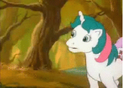Size: 354x255 | Tagged: safe, screencap, gusty, pony, unicorn, g1, my little pony 'n friends, angry, animated, solo, wind