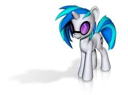 Size: 674x501 | Tagged: safe, artist:hashbro, dj pon-3, vinyl scratch, pony, g4, female, solo